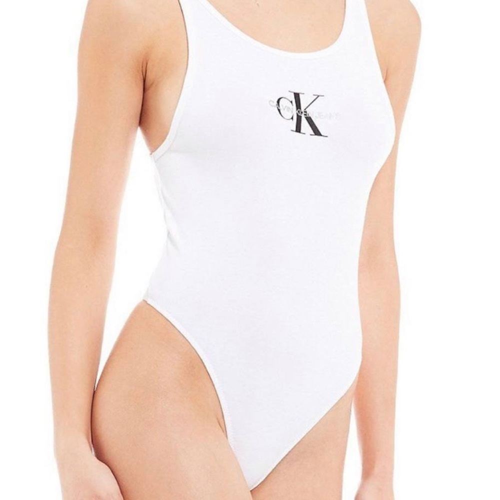Calvin Klein Bodysuit in white